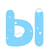 ❄️ Эмодзи «Зимние буквы в снегу» для Telegram