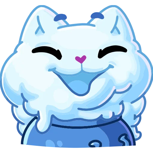 😃 Эмодзи «Зимний Котялок» для Telegram