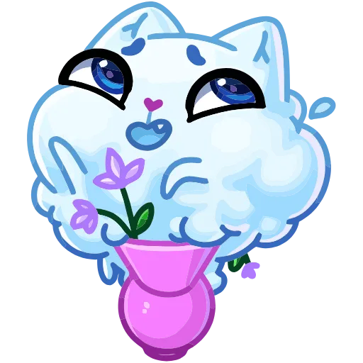 🌺 Эмодзи «Зимний Котялок» для Telegram