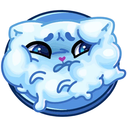 🥴 Эмодзи «Зимний Котялок» для Telegram