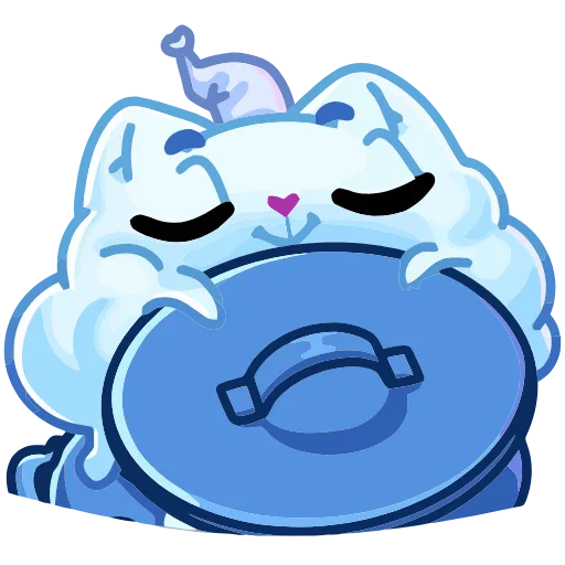 ☺️ Эмодзи «Зимний Котялок» для Telegram