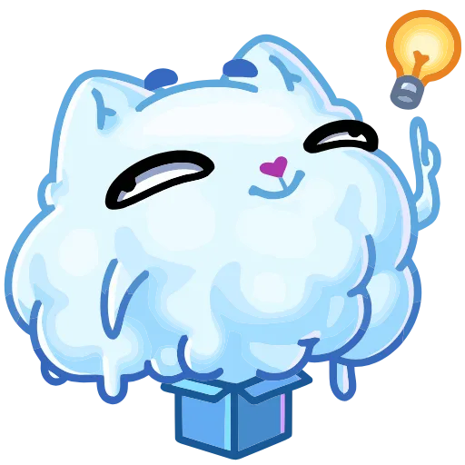 💡 Эмодзи «Зимний Котялок» для Telegram