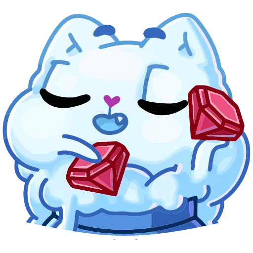 ☺️ Эмодзи «Зимний Котялок» для Telegram