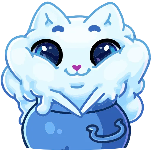 ☺️ Эмодзи «Зимний Котялок» для Telegram