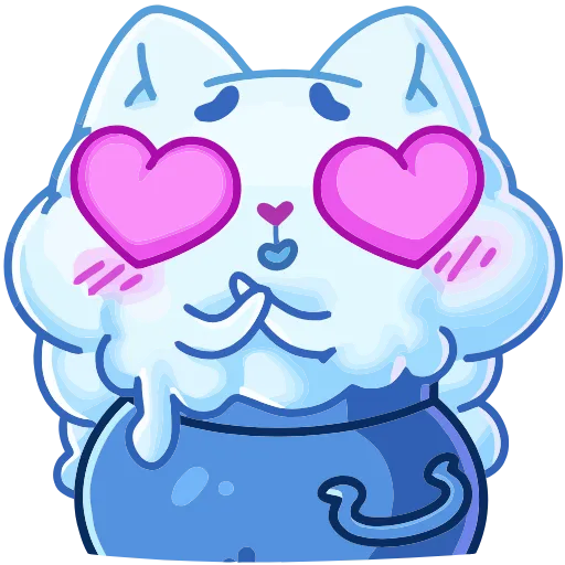 😍 Эмодзи «Зимний Котялок» для Telegram