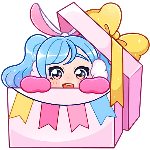 🎁 Стикер «Зимняя Долли Без Текста» для Telegram