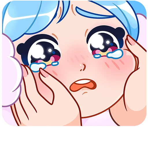 🥺 Стикер «Зимняя Долли Без Текста» для Telegram