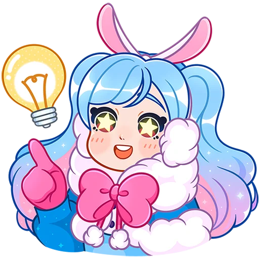 💡 Стикер «Зимняя Долли Без Текста» для Telegram