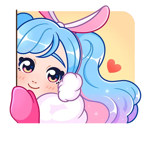 ☺️ Стикер «Зимняя Долли Без Текста» для Telegram