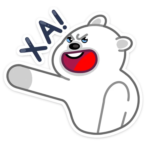 😆 Стикер «Зимние друзья» для Telegram