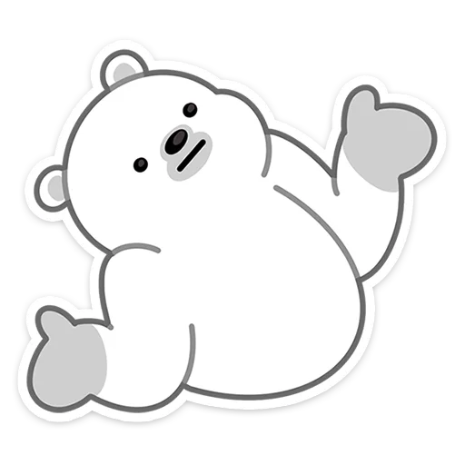 🤷‍♂ Стикер «Зимние друзья» для Telegram