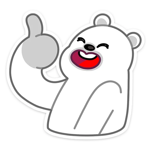 👍 Стикер «Зимние друзья» для Telegram