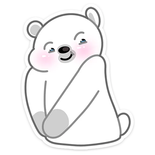 🙃 Стикер «Зимние друзья» для Telegram