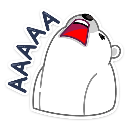 😱 Стикер «Зимние друзья» для Telegram