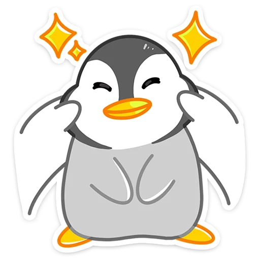 😛 Стикер «Зимние друзья» для Telegram