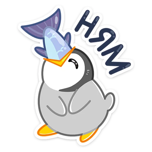 🍽 Стикер «Зимние друзья» для Telegram