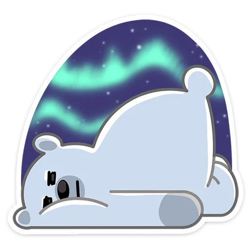 😴 Стикер «Зимние друзья» для Telegram