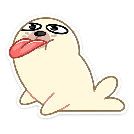 😛 Стикер «Зимние друзья» для Telegram