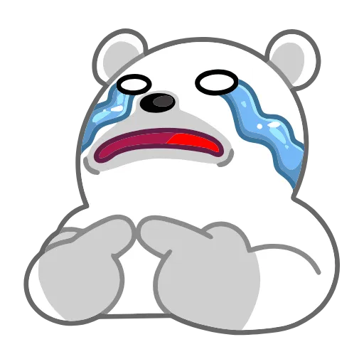 😭 Эмодзи «Зимние друзья» для Telegram