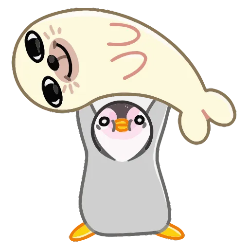 💪 Эмодзи «Зимние друзья» для Telegram