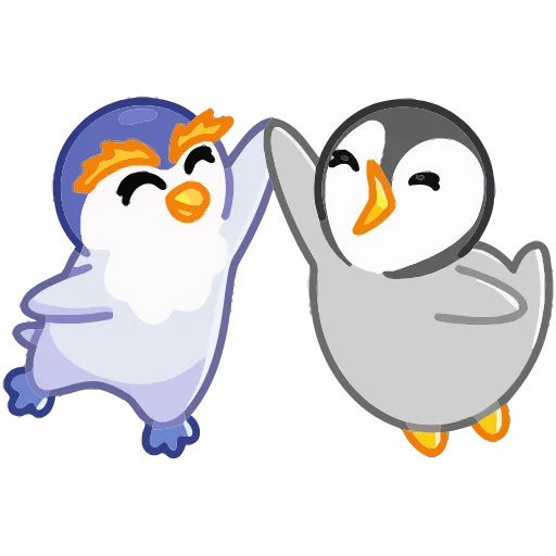🤜 Эмодзи «Зимние друзья» для Telegram