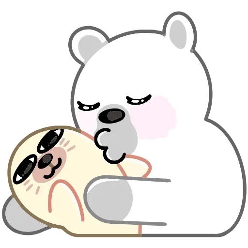 😘 Эмодзи «Зимние друзья» для Telegram