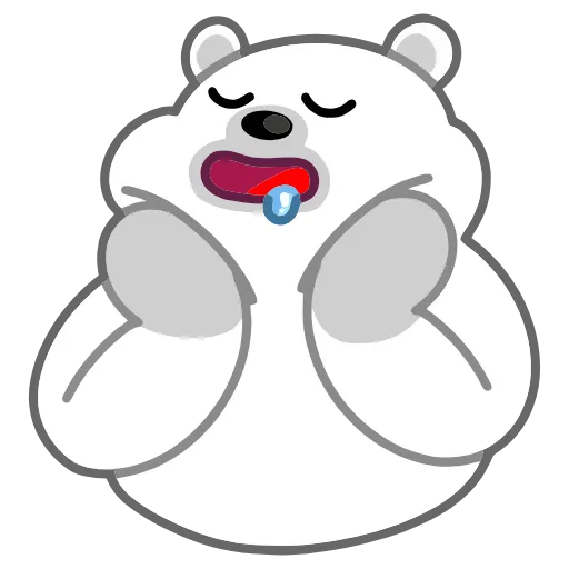 😪 Эмодзи «Зимние друзья» для Telegram