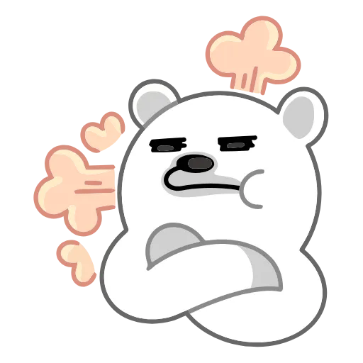 😠 Эмодзи «Зимние друзья» для Telegram