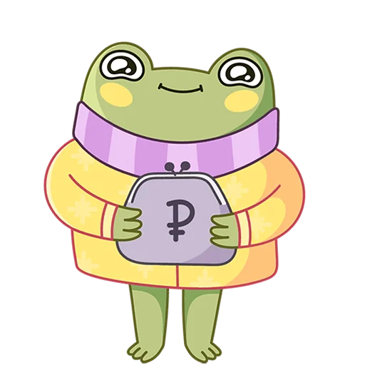 👛 Стикер «Зимний Хоппер Без Текста» для Telegram