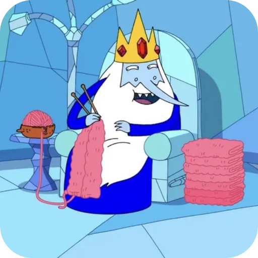 🧊 Стикер «Winter King» для Telegram