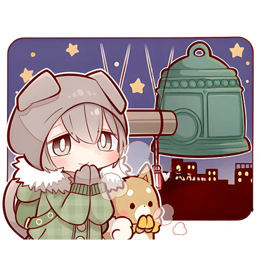 🤭 Стикер «Зимние котята» для Telegram