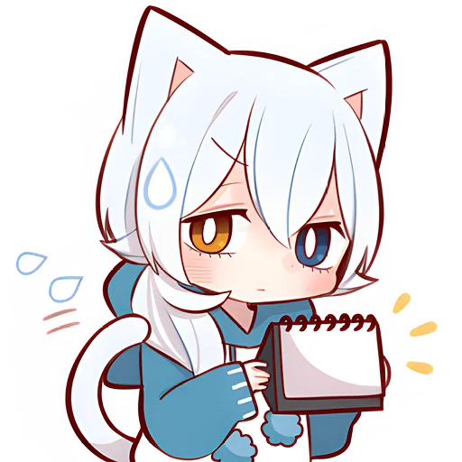 🗓 Стикер «Зимние котята» для Telegram