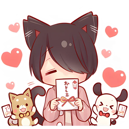 🥰 Стикер «Зимние котята» для Telegram