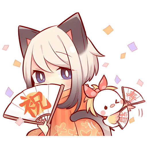 🪭 Стикер «Зимние котята» для Telegram