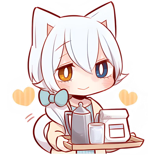 ☀ Стикер «Зимние котята» для Telegram