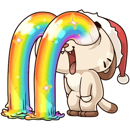 😍 Эмодзи «Зимний Котик» для Telegram