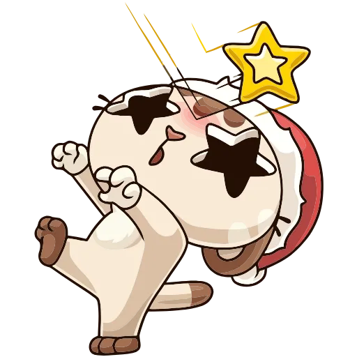 🤕 Эмодзи «Зимний Котик» для Telegram