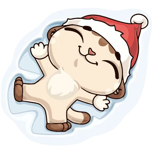 ☺️ Эмодзи «Зимний Котик» для Telegram