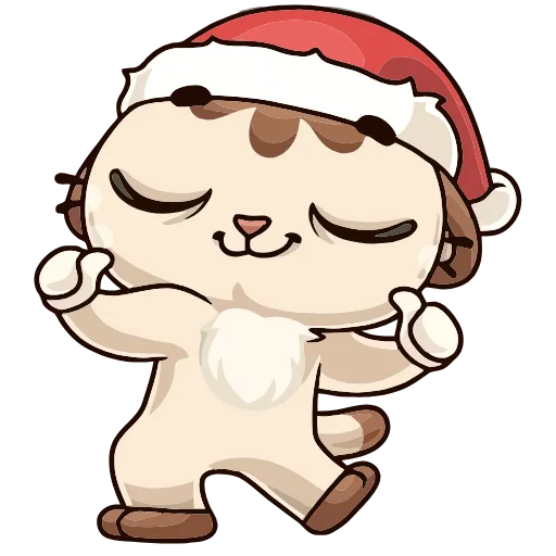 😎 Эмодзи «Зимний Котик» для Telegram