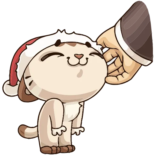 ☺️ Эмодзи «Зимний Котик» для Telegram