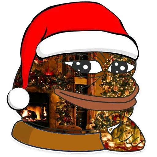 😏 Стикер «Winter Pepe» для Telegram