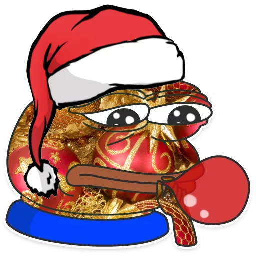 ☹️ Стикер «Winter Pepe» для Telegram