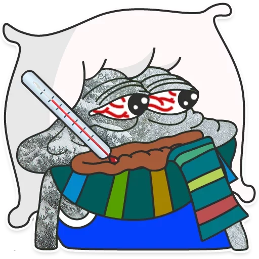 🤒 Стикер «Winter Pepe» для Telegram