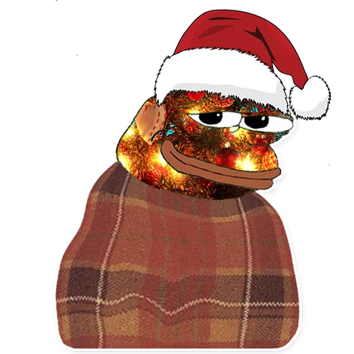 ☺️ Стикер «Winter Pepe» для Telegram