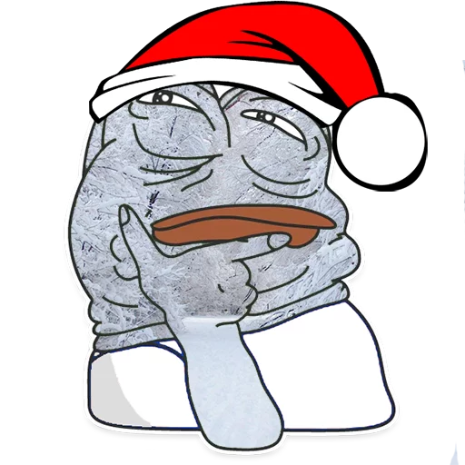 🤔 Стикер «Winter Pepe» для Telegram