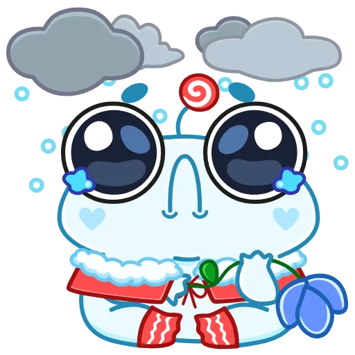 Стикер 9 Spoiled Rabbit Christmas