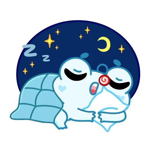 😴 Эмодзи «Зимний Пип» для Telegram
