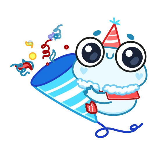 🥳 Эмодзи «Зимний Пип» для Telegram
