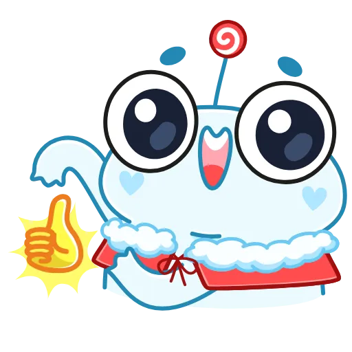 👍 Эмодзи «Зимний Пип» для Telegram