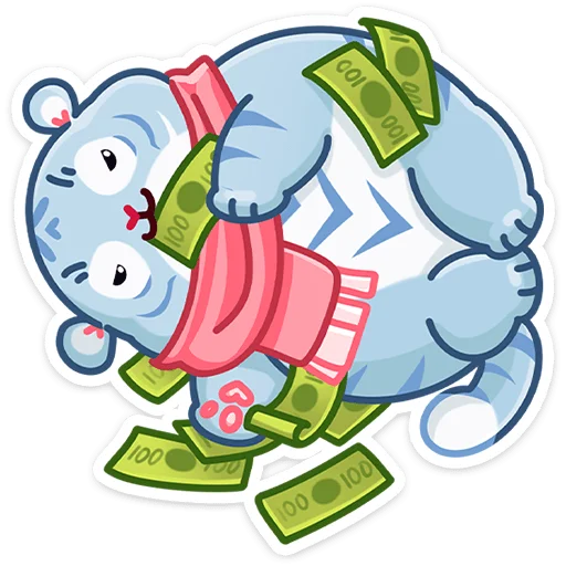 🤑 Стикер «Зимний Рулет» для Telegram